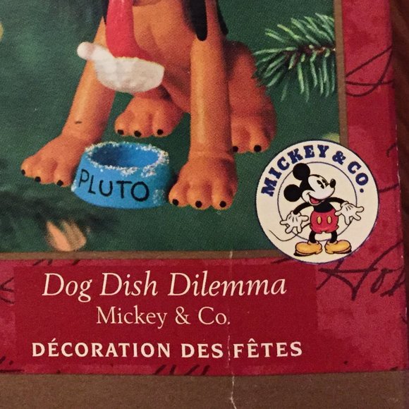🛍️ | Mickey & Co. Dog Dish Dilemma - PLUTO - Hallmark Keepsake Ornament - Picture 7 of 12